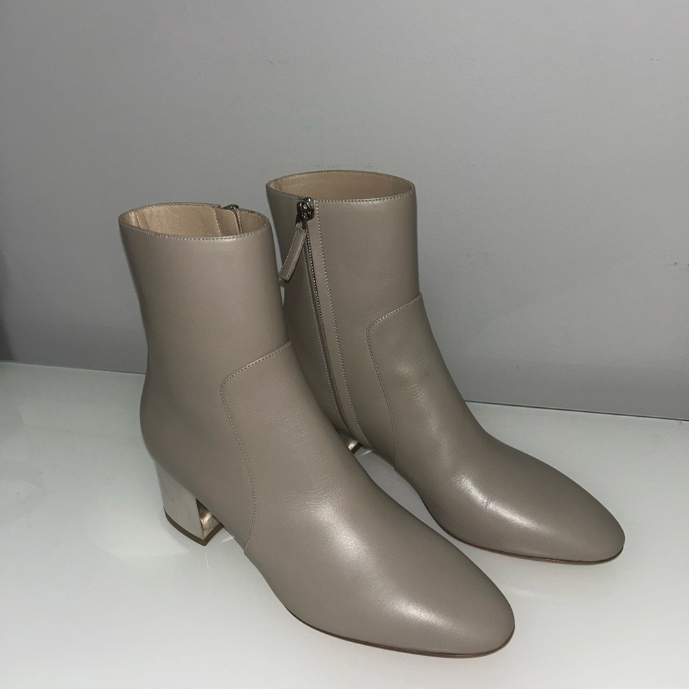 Michael Kors Collection Taupe Ankle Boots